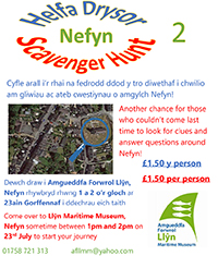 Come and help find the hidden treasures of Nefyn's past!